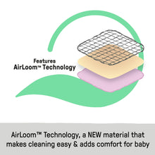 Ingenuity Dream & Grow Bedside Bassinet and Sleeper, AirLoom Handstitch Fashion, Baby Bed for Ages 0-12 Months