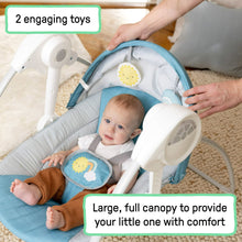 Ingenuity Sun Valley Portable Baby Swing with Canopy, Unisex, Ages 0-9 Months