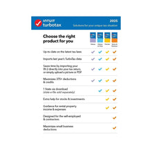 Intuit TurboTax Home & Business Fed+Efile+State 2025
