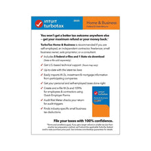 Intuit TurboTax Home & Business Fed+Efile+State 2025