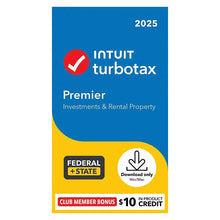 Intuit TurboTax Premier Fed+Efile+State 2025