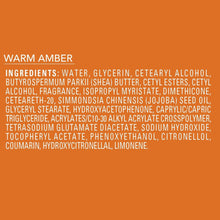 Jergens Shea Fusion Warm Amber Scented Body Lotion, Moisturizer for Dry Skin, 14 fl oz