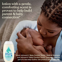 Johnson's Baby Comfort Touch Newborn Baby Face & Body Lotion, 13.6 fl. oz