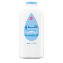 Johnson's Cornstarch Unisex Powder for Baby and Toddler with Aloe & Vitamin E, 22 oz