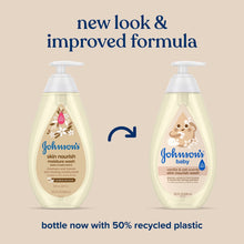 Johnson's Skin Nourish Baby Wash, Vanilla & Oat Scents, 20.3 fl. oz