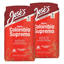 Jose_s100_ColombiaSupremoWholeBeanCoffee_Medium_2.5lbs_2-pack - USA Mega Market