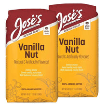 Jose’s Vanilla Nut Whole Bean Coffee 2.5 lbs, 2-pack
