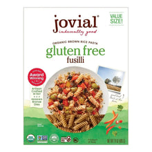 Jovial Organic Brown Rice Gluten Free Pasta, Fusilli, 24 oz.