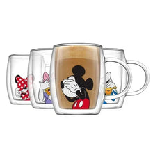 JoyJoltDisneyPeek-a-Boo13.5ozDoubleWallGlassMug_Setof41 - USA Mega Market