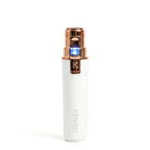 KENZZI2-in-1RechargeableFacialHairRemoverandEyebrowShaverforWomen_WhiteandRoseGold - USA Mega Market
