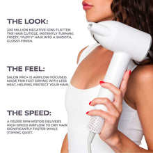 KENZZISalonPro-IonicHairDryer-1300WHigh-Speed110-000RPMBrushlessMotorwithLEDDisplay-White3-_8 - USA Mega Market