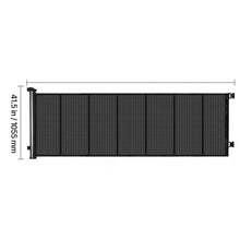 KFFKFF Retractable Safety Gate,Reinforced Fiberglass Design,Adjustable Mesh Barrier for Babies & Pets,Width up to 120 inches,38.5 inches High