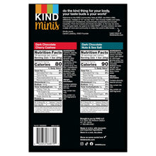 KIND Mini's Dark Chocolate Variety Pack, 0.7 oz, 36-count