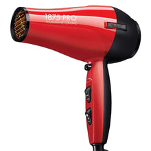 KISS Red Tourmaline Ceramic Hair Dryer with 4 Additional Styling Attachments, 1875 Watts, Red