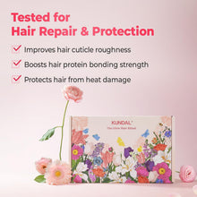 KUNDAL Protein Bonding Set Protein Bonding Shampoo, Korean Hair Care Mask, Serum Set, [Violet Muguet], 300ml 200ml 50ml, Repairing Routine Restores Softness, Shine, Manageability - Heat Protection