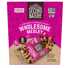 Second Nature Wholesome Medley Trail Mix, 12 oz, 8 Count – Gluten Free Single-Serve Snack Bags