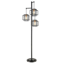 Kelsey Dual Square 3-Light Floor Lamp