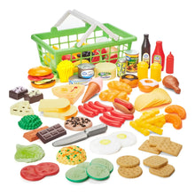 Kid Connection Play Food Basket, 100 Pieces, Toddler Toys