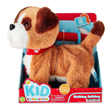 Kid Connection Electronic Walking Pet Bulldog, 10in Height, Toddler Plush Toys