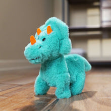 KidConnectionMiniatureElectronicWalkingPetTealTriceratops-6inHeight-ToddlerPlushToys6-_2 - USA Mega Market