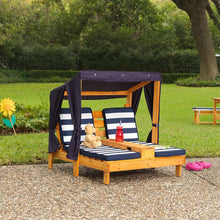 KidKraftDoubleChaiseLoungewithCanopyandCupholder - USA Mega Market