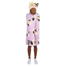 Kids Licensed 40" x 50" Hooded Throw with Sherpa Lining