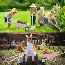 KidsWheelbarrowSetwithGardeningToolsOutdoorBackyardGardenPlayforToddlersBoysGirls3-8-withShovel-_3094_6 - USA Mega Market