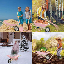KidsWheelbarrowSetwithGardeningToolsOutdoorBackyardGardenPlayforToddlersBoysGirls3-8-withShovel-_5143_5 - USA Mega Market