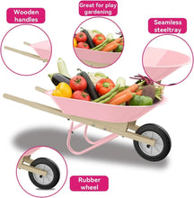 KidsWheelbarrowSetwithGardeningToolsOutdoorBackyardGardenPlayforToddlersBoysGirls3-8_withShovel_Rake_LeafRake_EasterBirthdayGifts2 - USA Mega Market