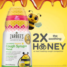 Kids Zarbee’s Cough + Cold Mucus Day and Night Value Pack, Honey, Ivy Leaf, 2x 4 fl. oz.