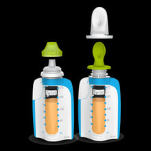 Kiinde Foodii Baby Food Maker System for Homemade Squeeze Pouches with Reusable Spouts, Spoons, Food Storage Pouch Starter Kit for Babies and Toddlers