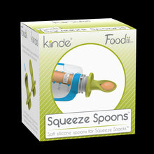 Kiinde Foodii Reusable Silicone Squeeze Spoon 2 Pack