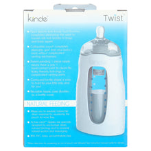 Kiinde Twist Squeeze Natural Baby Breast Milk Feeding Bottle with Nipples and Case (2 Pack)