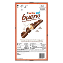 Kinder Bueno Cripsy Creamy Chocolate Bars, Packs, 20 ct./1.5 oz.