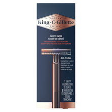 King C. Gillette Men's Double Edge Safety Razor with 5 Double Edge Refill Blades, Chrome
