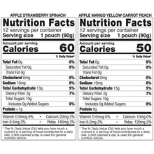Kirkland Signature, Organic Fruit and Vegetable Pouches, Variety Pack, 3.17 oz, 24-count
