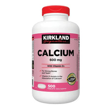 KirklandSignatureCalcium600mg.withVitaminD3_500Tablets - USA Mega Market
