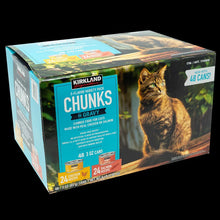 KirklandSignatureCannedCatFood_ChunksinGravy_VarietyPack_3oz_48ct - USA Mega Market