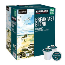 Kirkland Signature Coffee Organic Breakfast Blend K-Cup Pod, 120-count