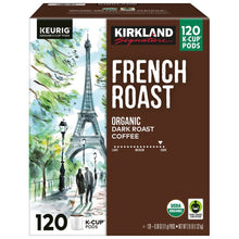 Kirkland Signature Coffee Organic French Roast K-Cup Pod, 120-count