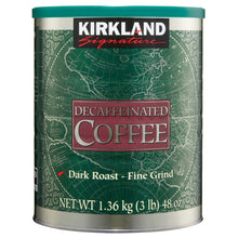 Kirkland Signature Decaffeinated Coffee, Dark Roast, 3 lbs