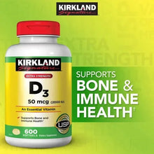 KirklandSignatureExtraStrengthD350mcg._600Softgels1 - USA Mega Market