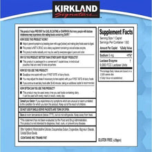 KirklandSignatureFastActingLactase_180Caplets1 - USA Mega Market