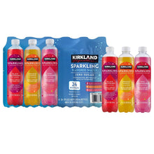 Kirkland Signature Flavored Sparkling Water, 17 fl oz, 24-count