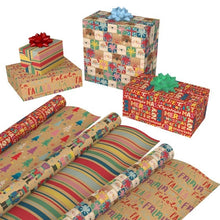 Kirkland Signature Kraft Double Sided Gift Wrap, 6-rolls, 540 sq. ft. Total