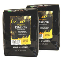 Kirkland Signature Organic Ethiopia Whole Bean Coffee, 2 lbs