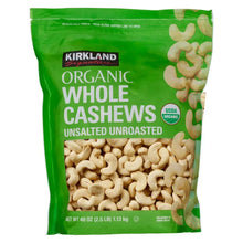KirklandSignatureOrganicWholeCashews_Unsalted_Unroasted_2.5lbs - USA Mega Market