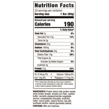Barras de proteína Kirkland Signature sabor a masa de galleta con chispas de chocolate, 60 g (2.12 oz), paquete de 20 unidades