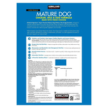 Kirkland Signature Super Premium Mature Dog Food, Chicken, Rice & Egg, 25 lbs