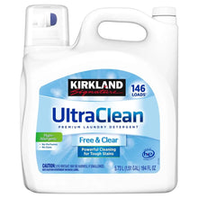 KirklandSignatureUltraCleanFree_ClearHELiquidLaundryDetergent_146loads_194floz - USA Mega Market